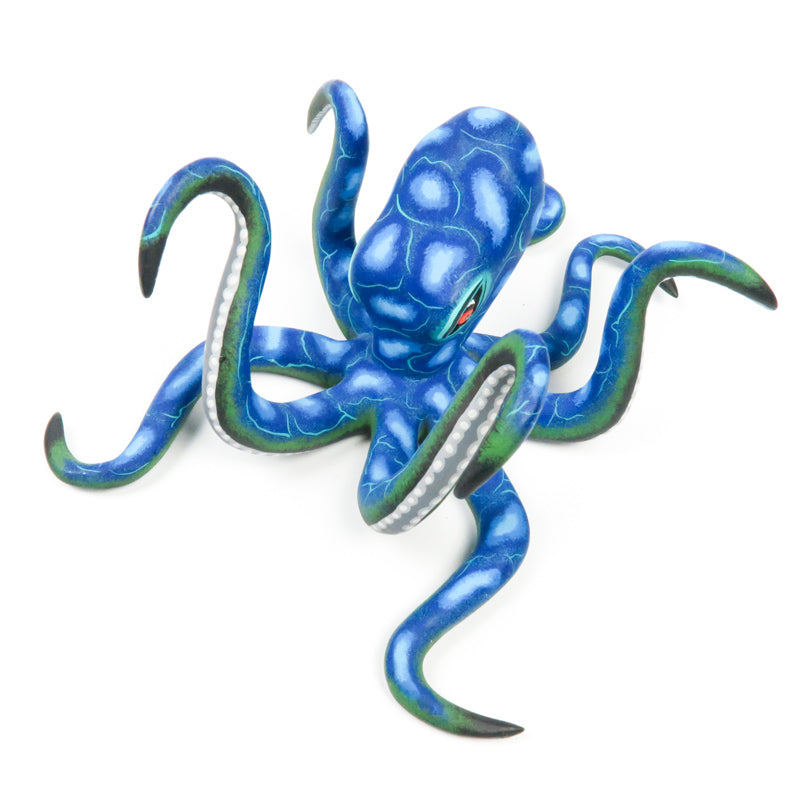 Octopus - Oaxacan Alebrije Wood Carving - VivaMexico.com