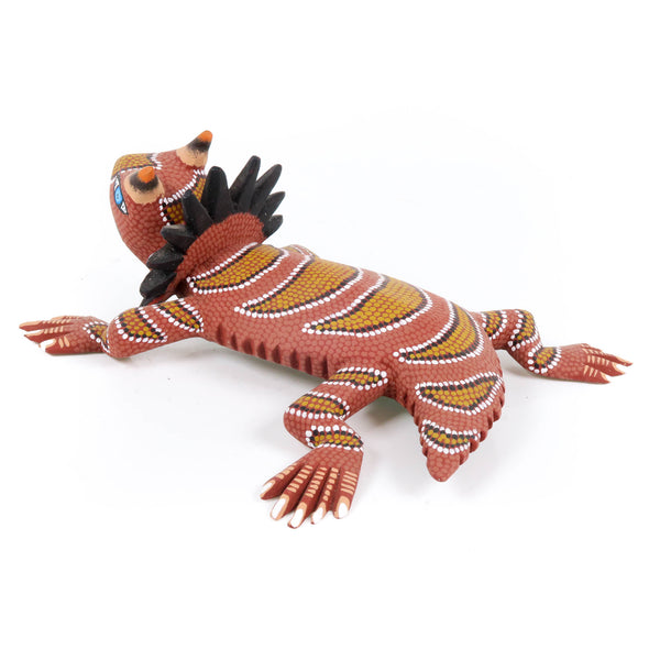 Horned Lizard - Oaxacan Alebrije Wood Carving
