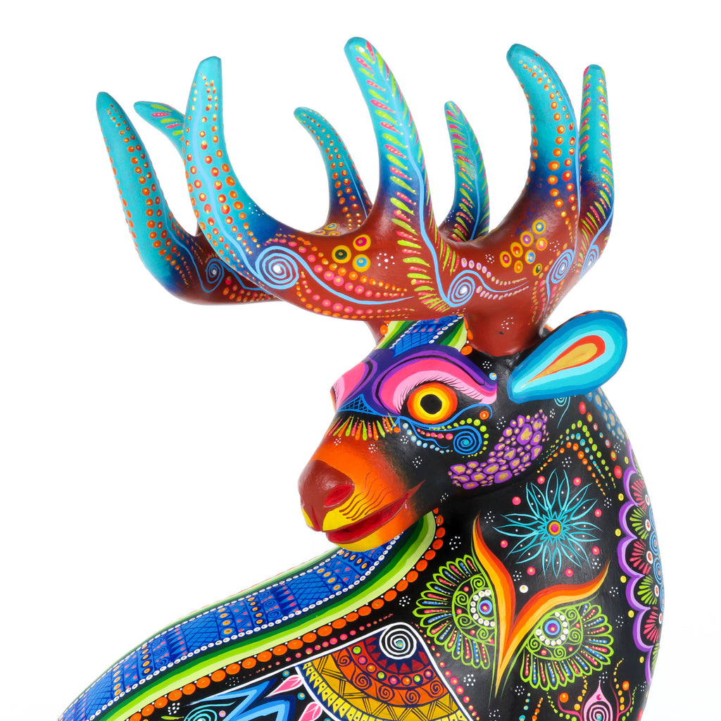 Exceptional Deer - Oaxacan Alebrije Wood Carving