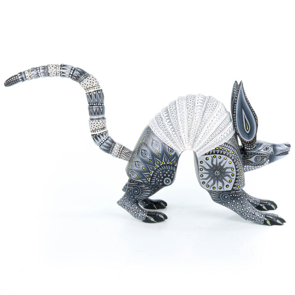 Exceptional Armadillo - Oaxacan Alebrije Wood Carving