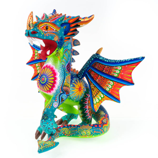 Fantastic Dragon - Oaxacan Alebrije Wood Carving