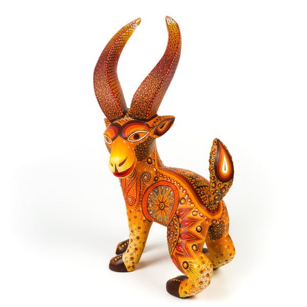 Goat - Oaxacan Alebrije Wood Carving - VivaMexico.com