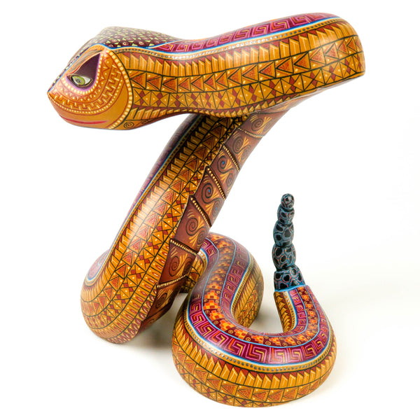 Snake - Oaxacan Alebrije Wood Carving - VivaMexico.com