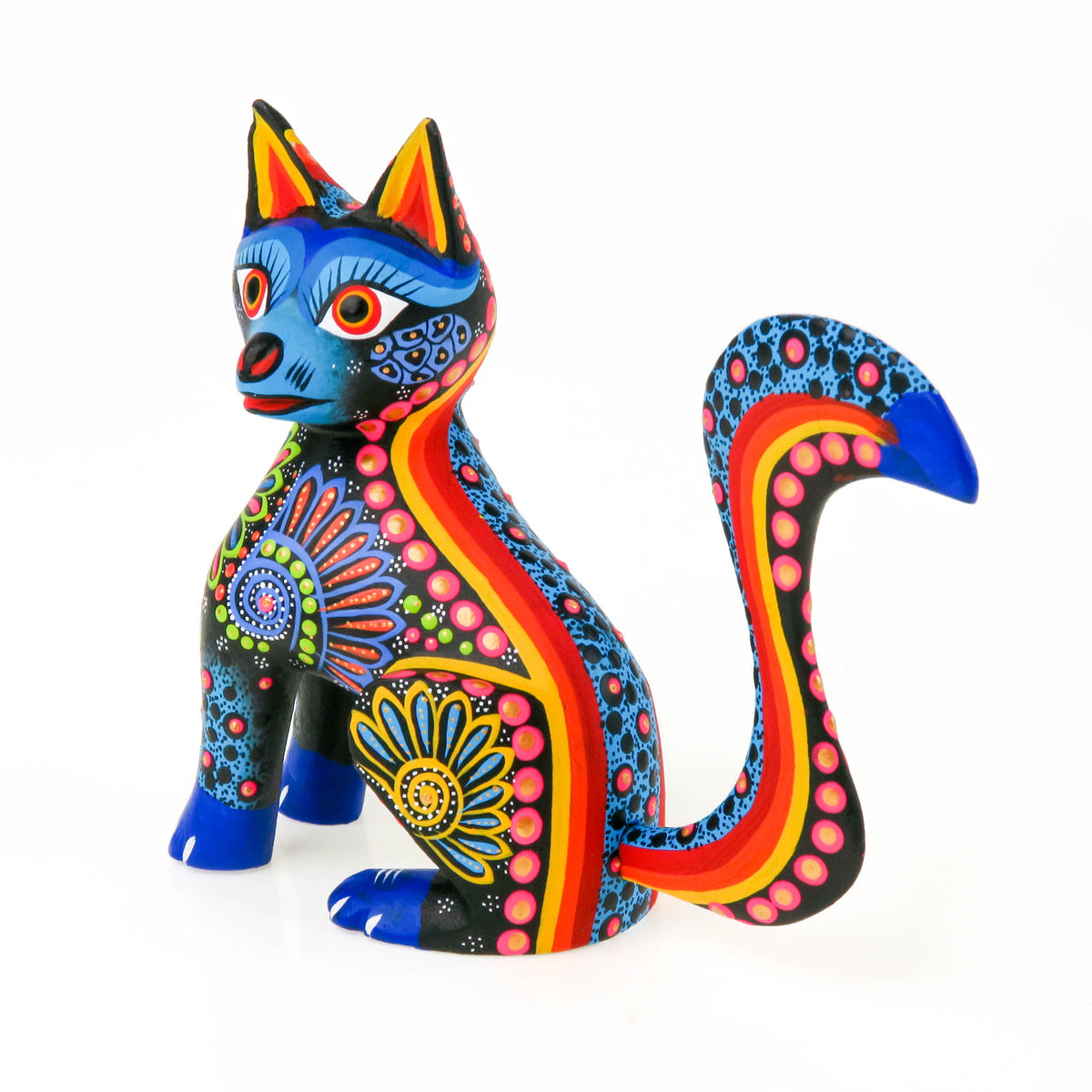 Beautiful Cat - Oaxacan Alebrije Wood Carving – VivaMexico.com ...