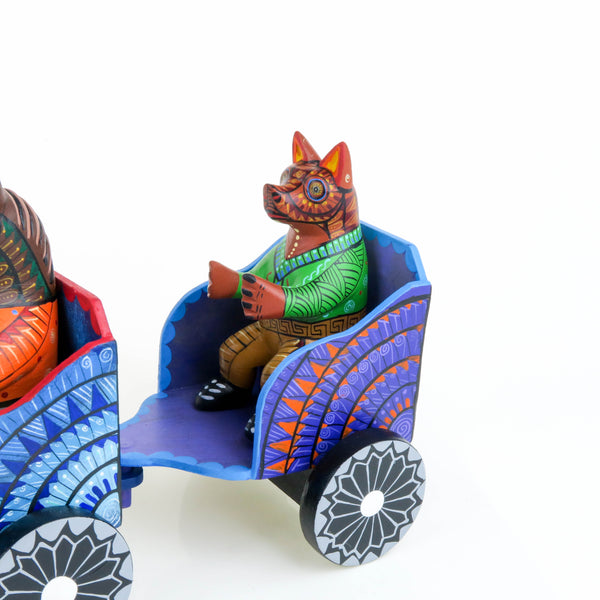 Animal Train - Oaxacan Alebrije Wood Carving