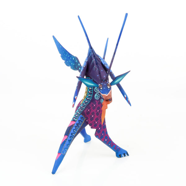 Blue Dragon - Oaxacan Alebrije Wood Carving