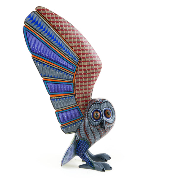 Magnificent Owl - Oaxacan Alebrije Wood Carving