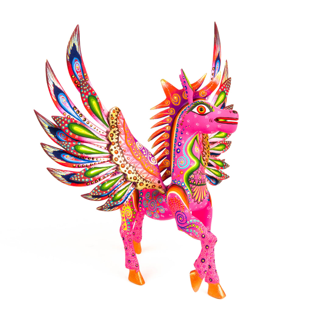 Beautiful Pegasus - Oaxacan Alebrije Wood Carving – VivaMexico.com
