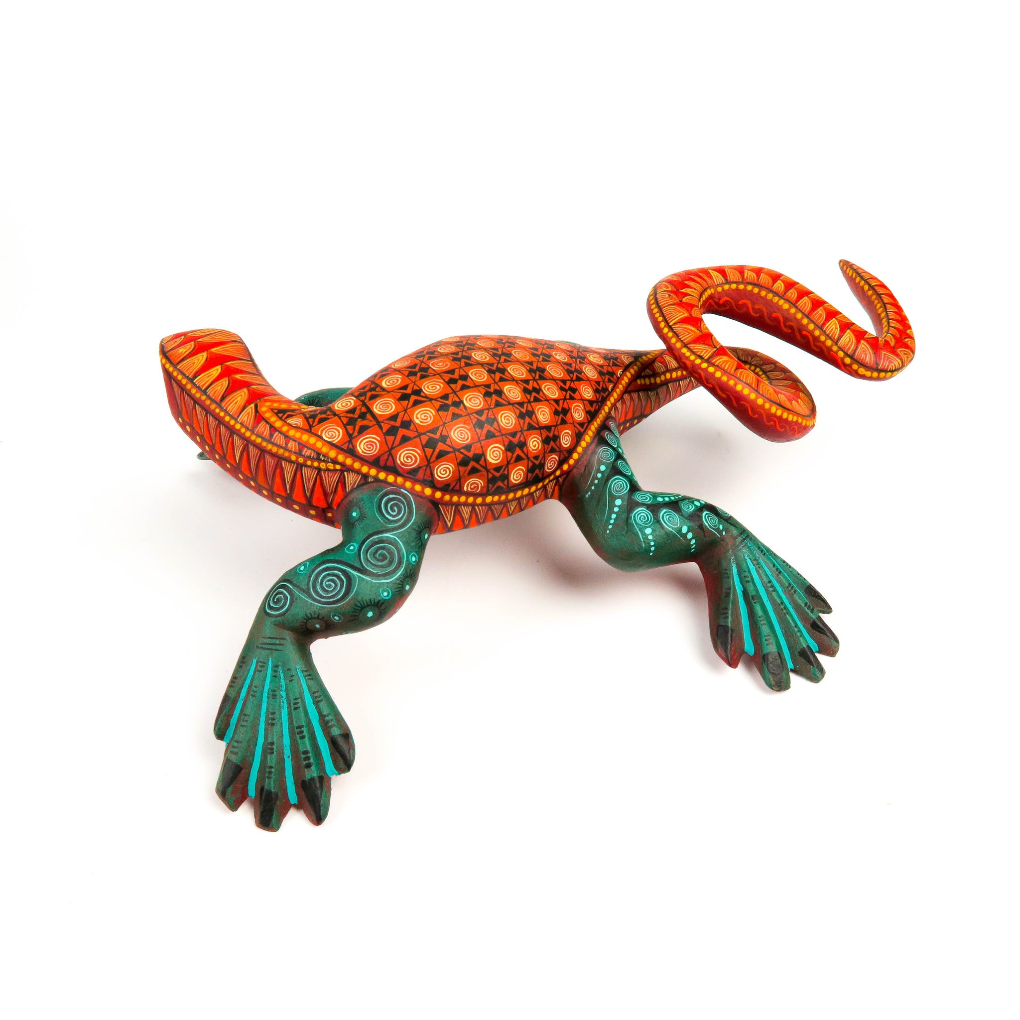 Beautiful Iguana - Oaxacan Alebrije Wood Carving - Nestor Melchor ...