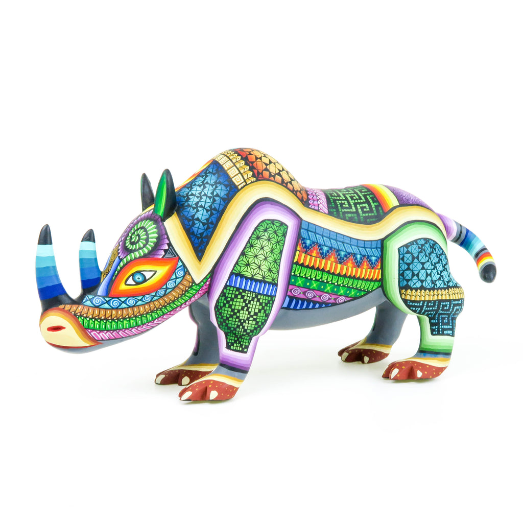 Rhinoceros - Oaxacan Alebrije Wood Carving