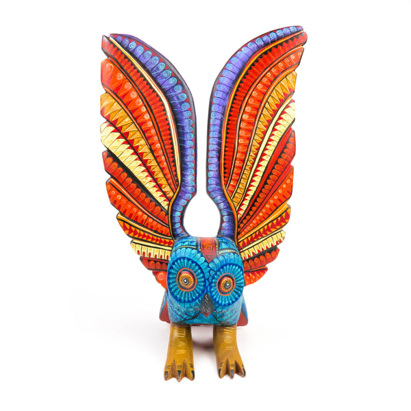 Zapotec Owl - Oaxacan Alebrije Wood Carving - VivaMexico.com
