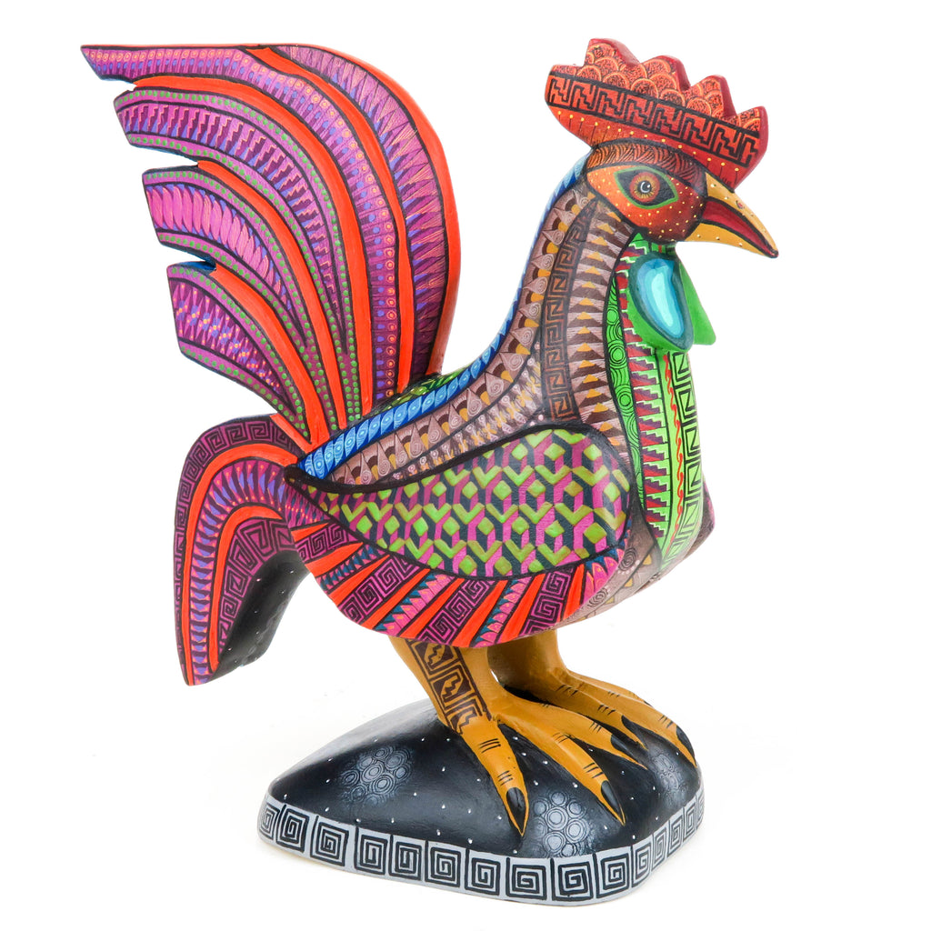 Beautiful Rooster - Oaxacan Alebrije Wood Carving