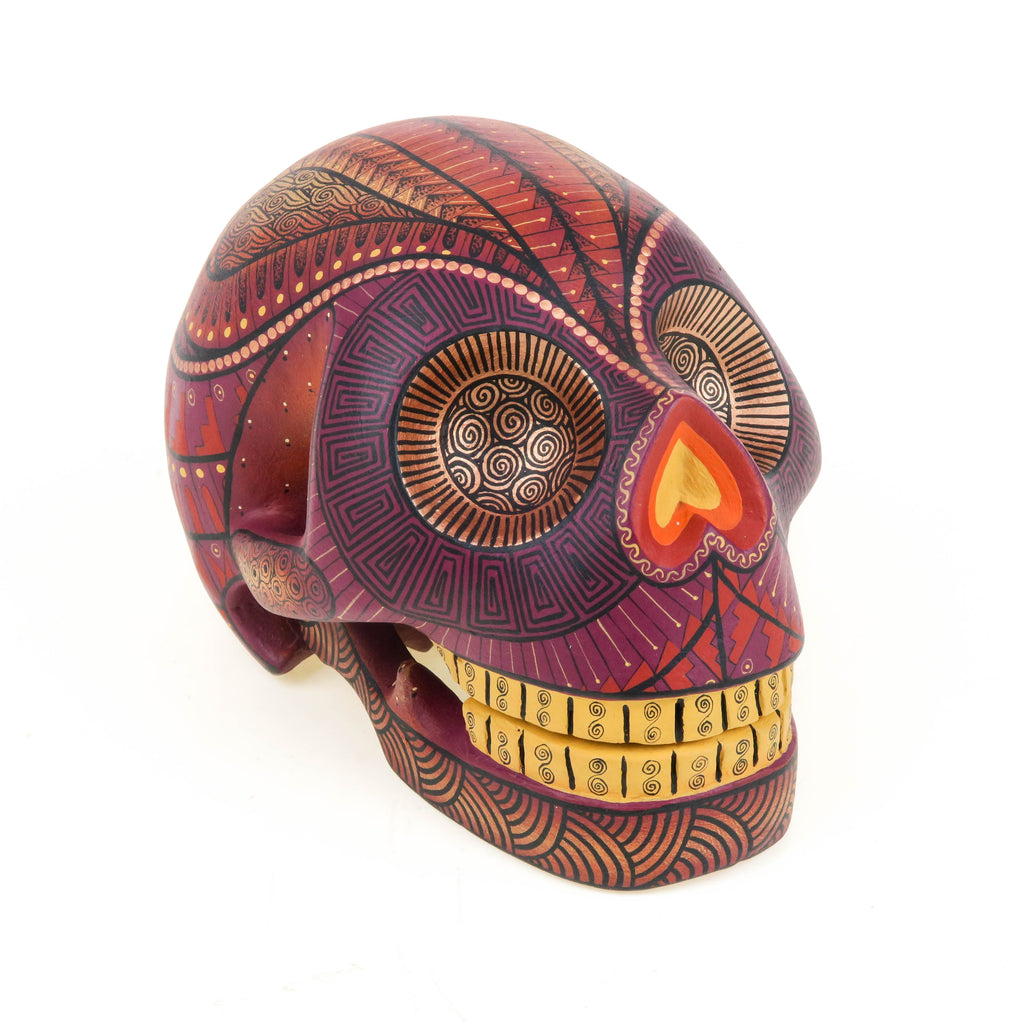Day Of The Dead Skull - Oaxacan Alebrije Wood Carving